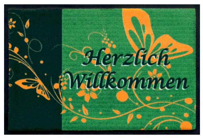 Fußmatte Willkommen 9